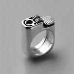 Fashion Silver Punk Lighter Ring